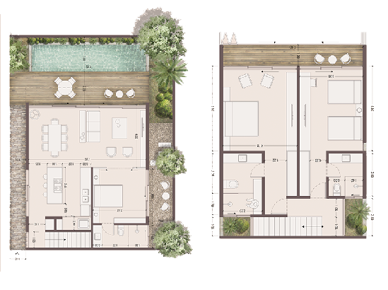 Duplex B Luxury Condos in Tulum